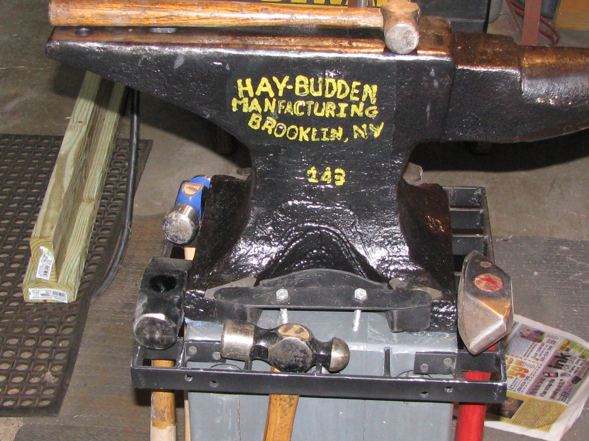 hay budden anvil serial numbers